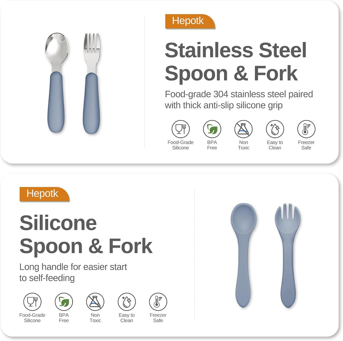 13Pcs Silicone Baby Feeding Set, Multi-Stage Utensils for Beginners