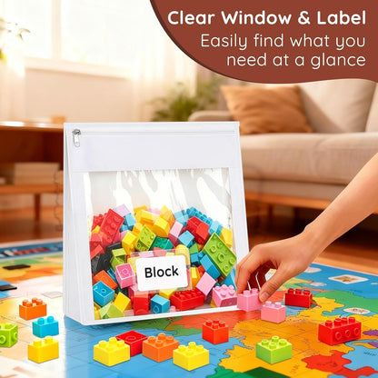 Over Door Toy Storage Organizer, Hanging Bags with 5 Removable Pockets