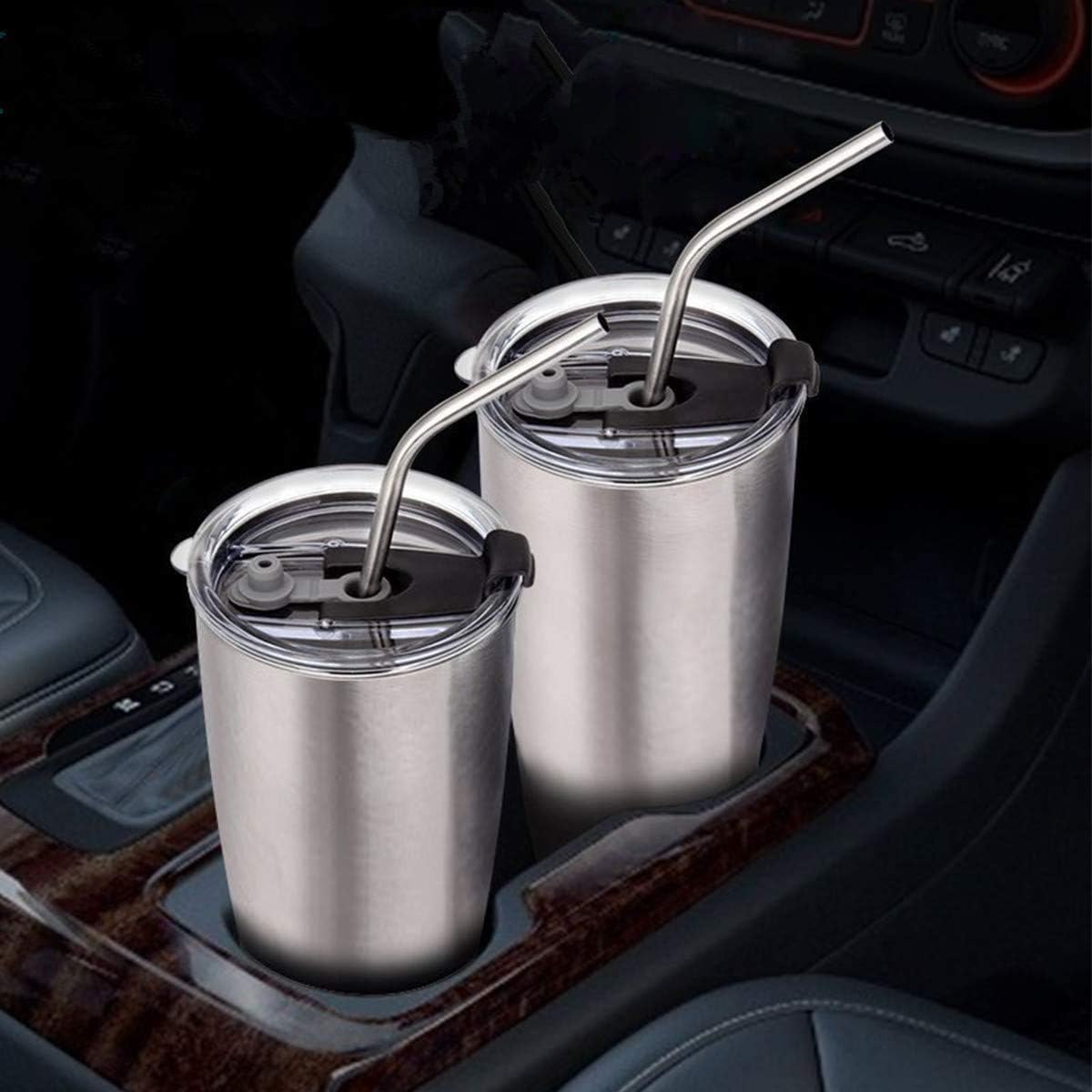 Replacement Flip Lids for Stainless Steel Insulated Tumbler Travel Mug, Compatible w/YETI Rambler,Ozark Trail,Old Style Rtic and More (20 Oz, Black 1) (20 Oz, Black 2)