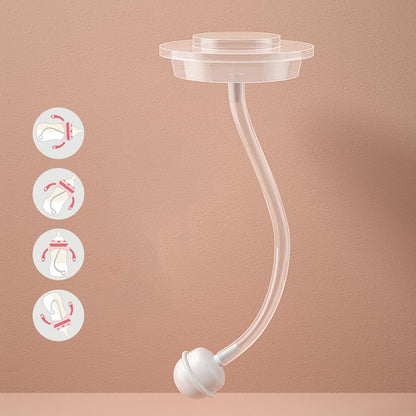 Toddler Milk Bottle 330ml/11oz, Anti-Colic Baby Bottle with Fast Variable Flow Nipple for 12 Months, Weigthed Straw, Non-Slip Handle, Pink/1Pack