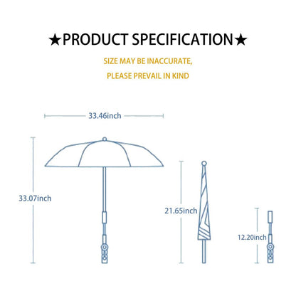 Convenient and Lightweight, Clip-On, Adjustable Steering, Universal, Umbrella Baby Stroller, Stroller Umbrella Attachment for Sun Protection(Pink)