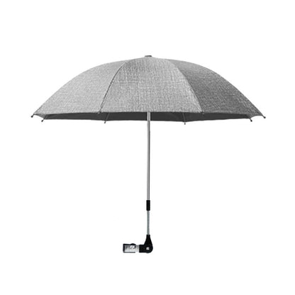Convenient and Lightweight, Clip-On, Adjustable Steering, Universal, Umbrella Baby Stroller, Stroller Umbrella Attachment for Sun Protection(Pink)