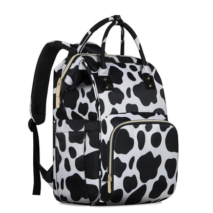 Femuar Diaper Bag Backpack Multifunction Maternity Nappy Baby Bag for Girls & Boys Large Capacity Travel Diaper Bags Dark Black
