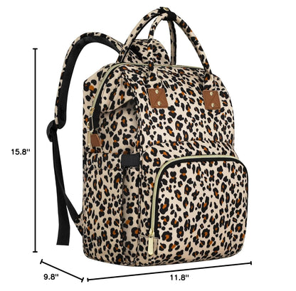 Femuar Diaper Bag Backpack Multifunction Maternity Nappy Baby Bag for Girls & Boys Large Capacity Travel Diaper Bags Dark Black