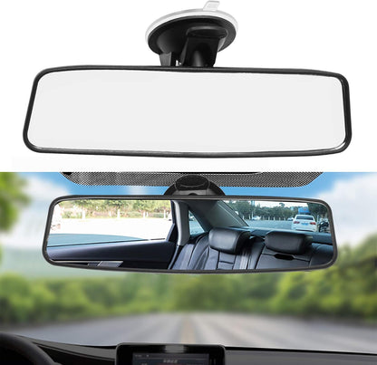 Rear View Mirror, Adjustable Car Interior Rear View Mirrors Car Seat for Universal Cars Trucks SUV-9.64 x 2.6 inch (Blue)