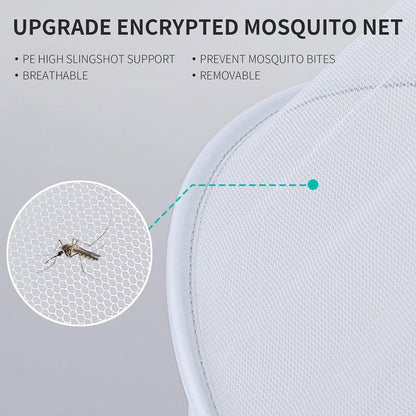 2-in-1 Stroller Cover UPF 50+ Sun Shade & Mosquito Net 3D Canopy