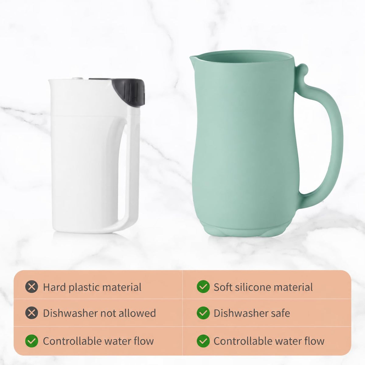 Baby Bath Rinse Cup, Bath Cup for rinsing Hair,The Silicone Material is Soft and Safe, a Good Choice for Baby Bath Products(Cat Beige)