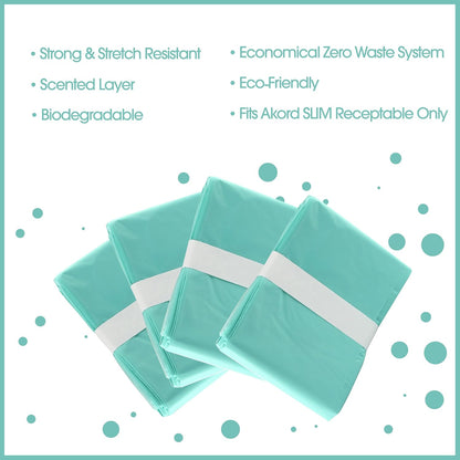 GEN Adult Diaper Liner Refills Compatible with Janibell Akord 280, 8 Pack