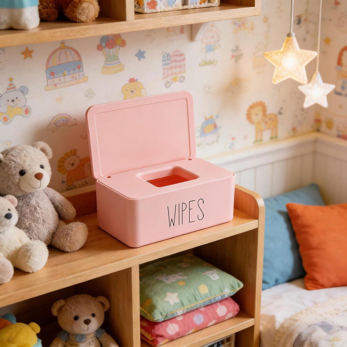 Baby Wipes Dispenser Bathroom Decor,7.28" L * 4.80" W * 2.75" H