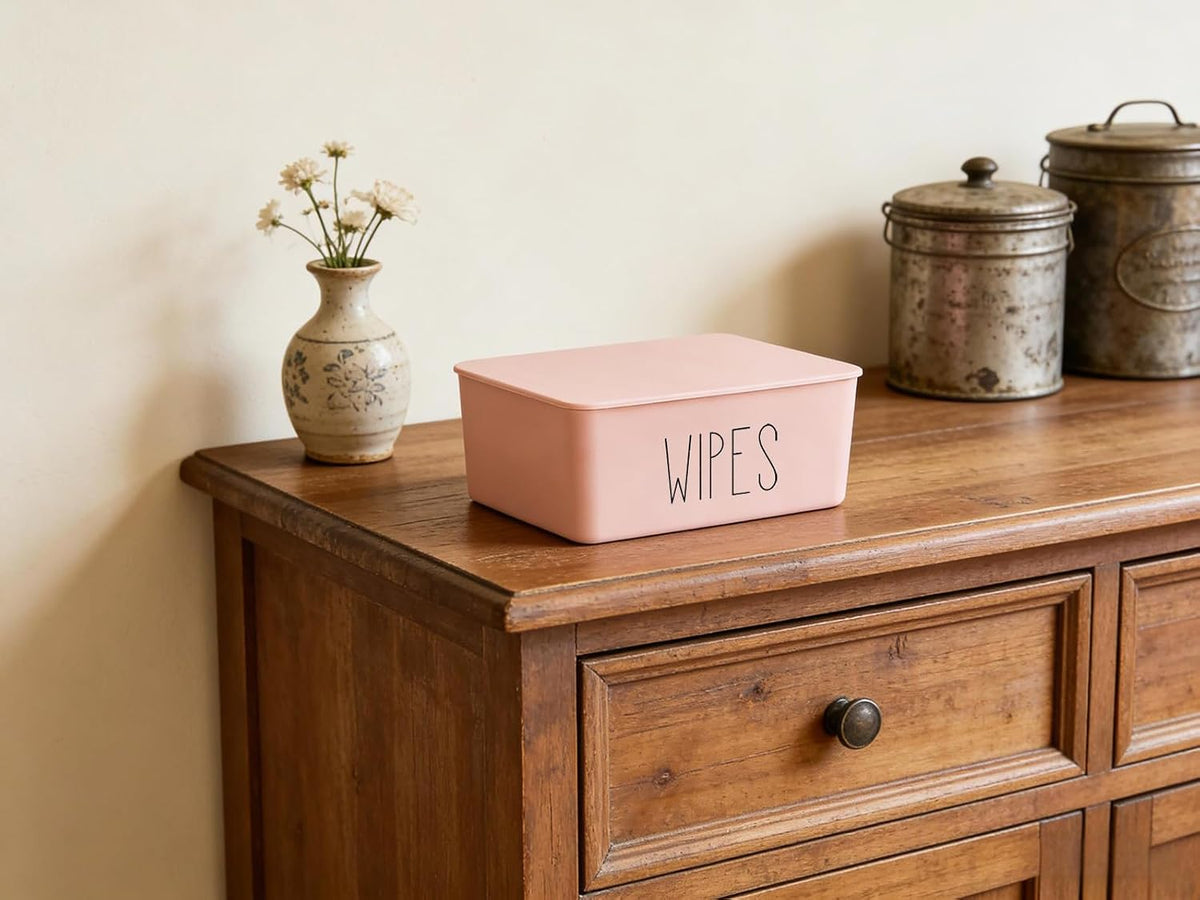 Baby Wipes Dispenser Bathroom Decor,7.28" L * 4.80" W * 2.75" H