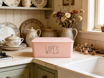Baby Wipes Dispenser Bathroom Decor,7.28" L * 4.80" W * 2.75" H