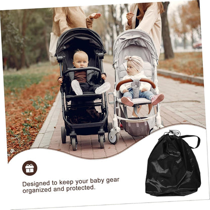 Large Stroller Travel Bag with Dustproof Cover Stroller Storage Organizer for Airplane Gate Check and Easy to Clean