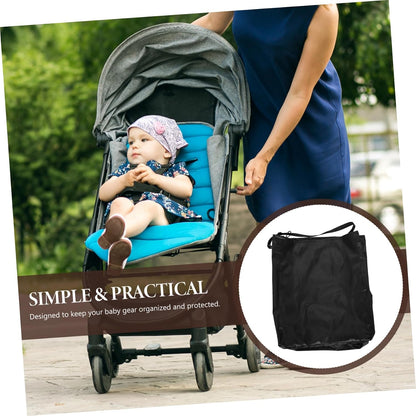 Large Stroller Travel Bag with Dustproof Cover Stroller Storage Organizer for Airplane Gate Check and Easy to Clean