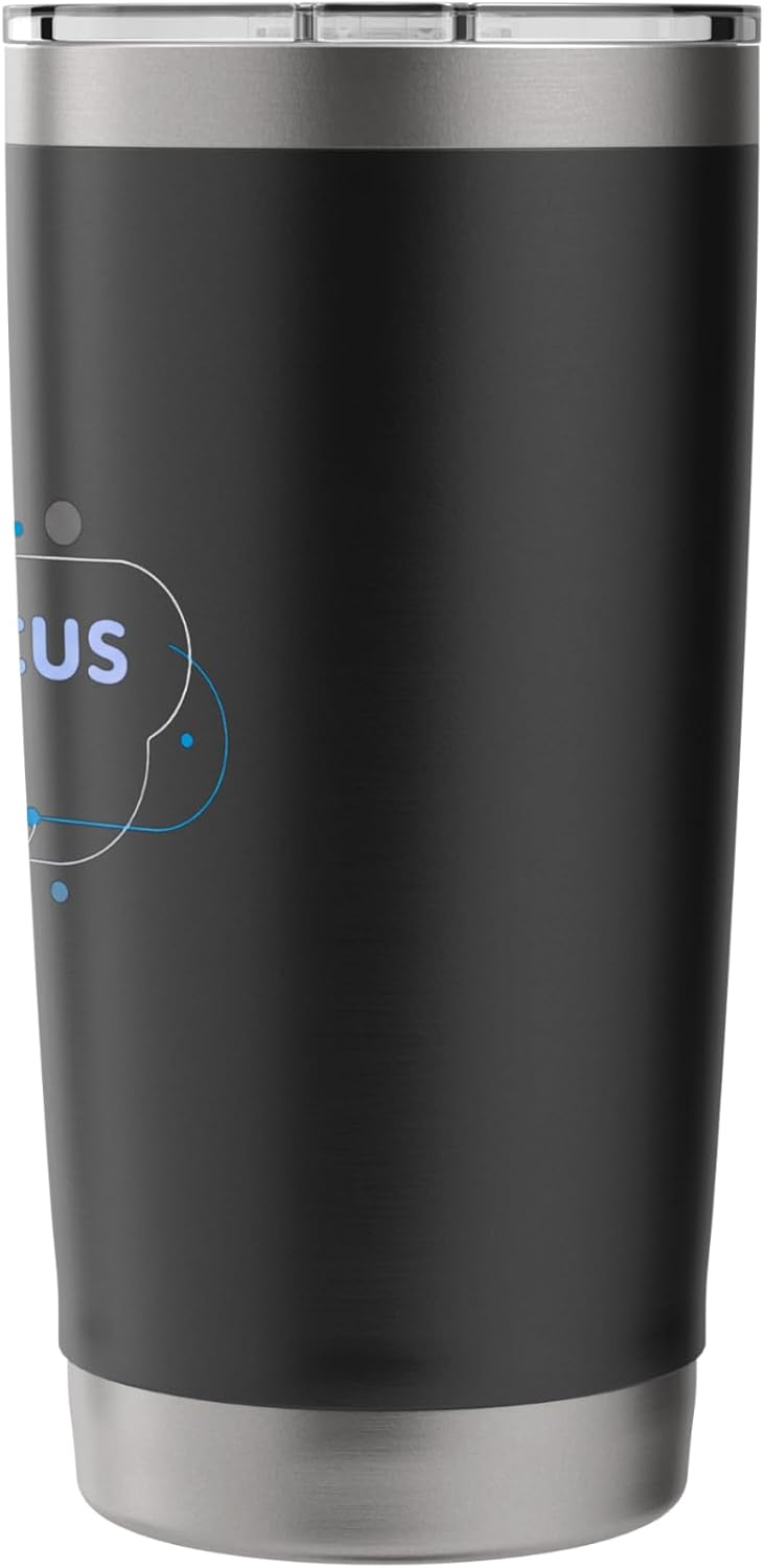 Calm Focus Mode Minimal Productivity Apparel Soft Motivation Stainless Steel Insulated Tumbler
