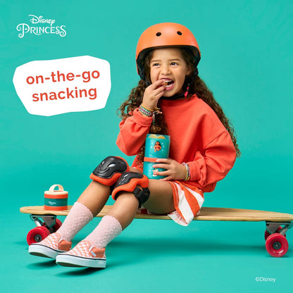 Disney Princess Moana, Stackable Snack Containers for Kids, 3 Stackable Snack Cups for School or Travel, Formula and Cupholder Friendly, Moana and Pua