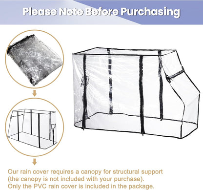 Rain Cover for Wagon Waterproof Canopy for Collapsible Folding Carts Strollers Wagon Cart Cover with Zippered Side Wagon Accessories for Camping Picnic Shopping Garden Outdoor (Transparency)