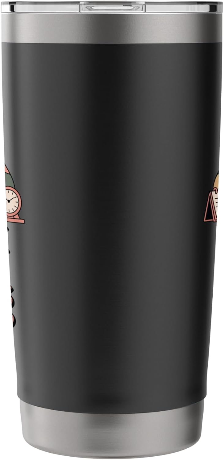 Work Soft Focus Sharp Mindful Productivity Mantra Stainless Steel Insulated Tumbler