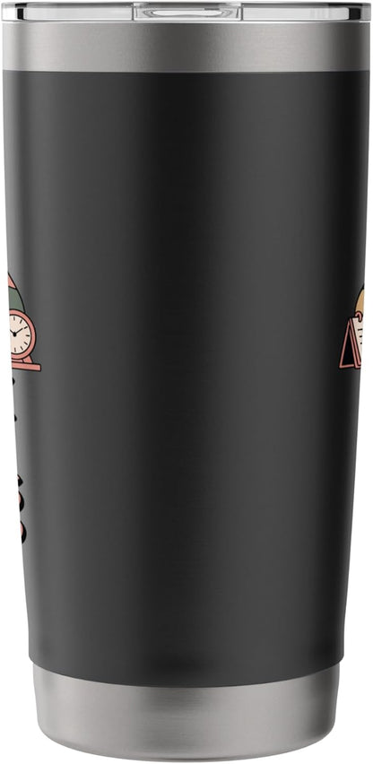 Work Soft Focus Sharp Mindful Productivity Mantra Stainless Steel Insulated Tumbler