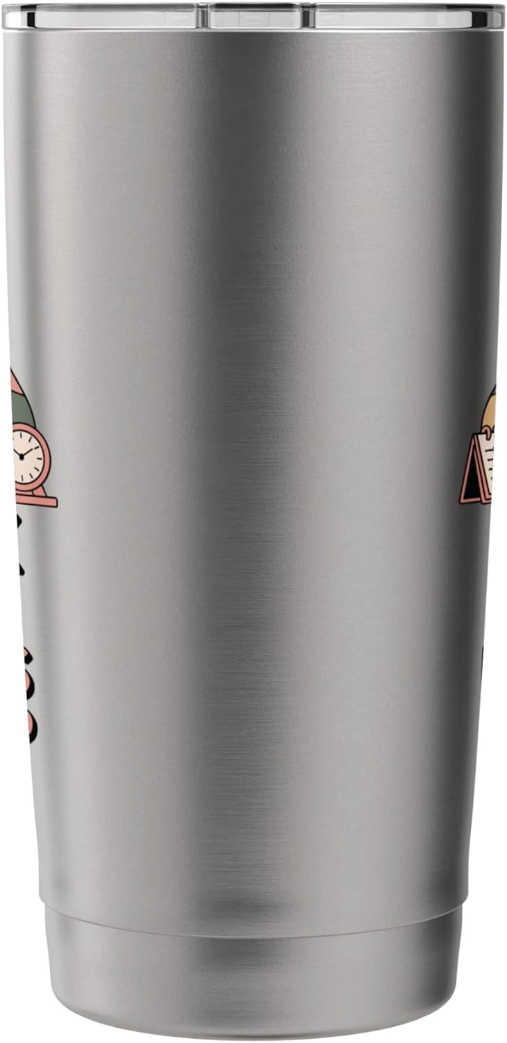 Work Soft Focus Sharp Mindful Productivity Mantra Stainless Steel Insulated Tumbler