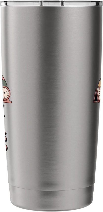 Work Soft Focus Sharp Mindful Productivity Mantra Stainless Steel Insulated Tumbler