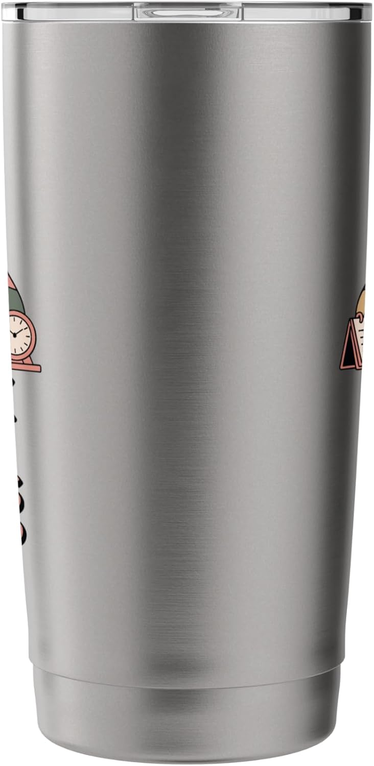 Work Soft Focus Sharp Mindful Productivity Mantra Stainless Steel Insulated Tumbler