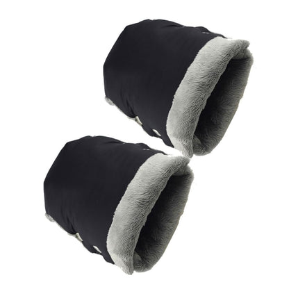 Stroller Hand Muff Mittens for Pram Universal Pushchair Hand Warmer Gloves Splashproof Handmuffs for Cold Weather (Gray)
