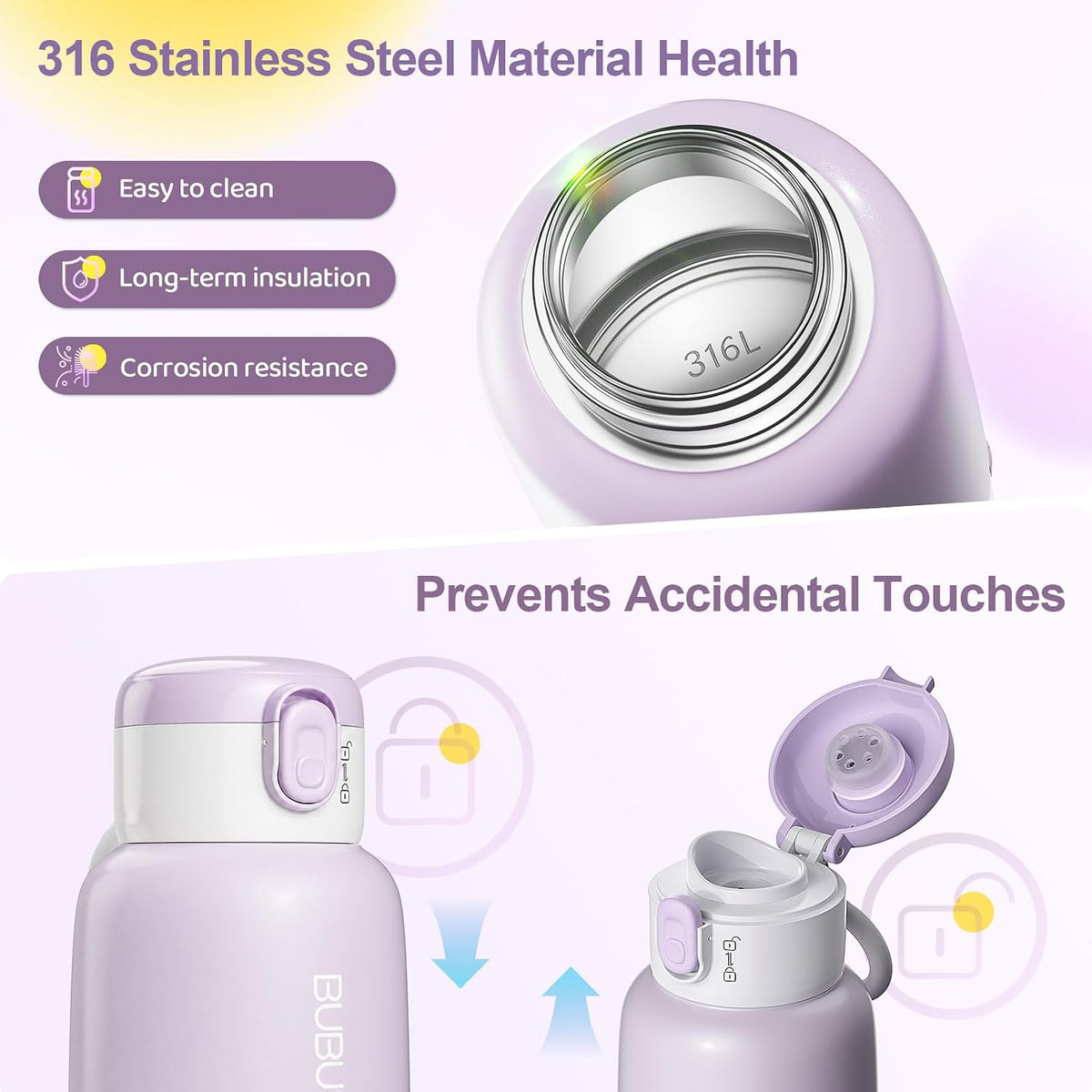 17oz Portable Bottle Warmer for Travel, 1.5-Min Fast Heating