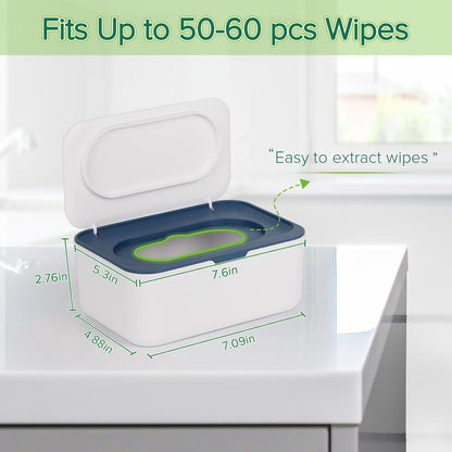 Baby Wipes Dispenser, Wipes Case Baby Wipe Holder, Gray