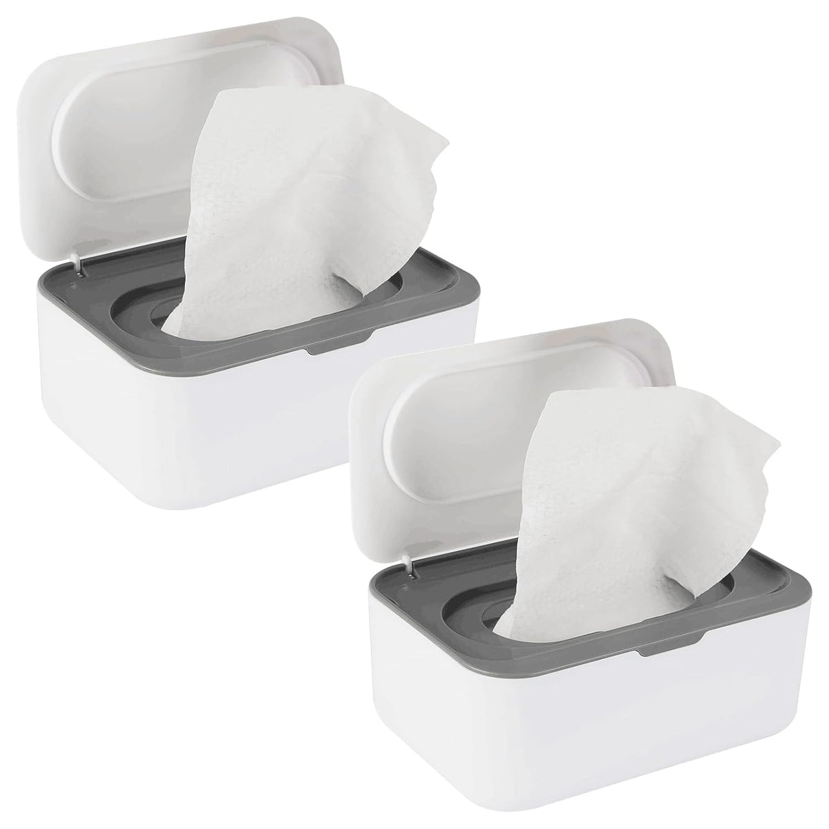 Baby Wipes Dispenser, Wipes Case Baby Wipe Holder, Gray