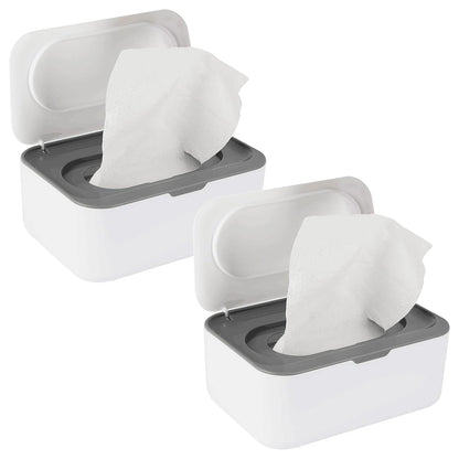 Baby Wipes Dispenser, Wipes Case Baby Wipe Holder, Gray