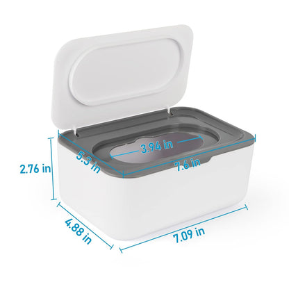 Baby Wipes Dispenser, Wipes Case Baby Wipe Holder, Gray