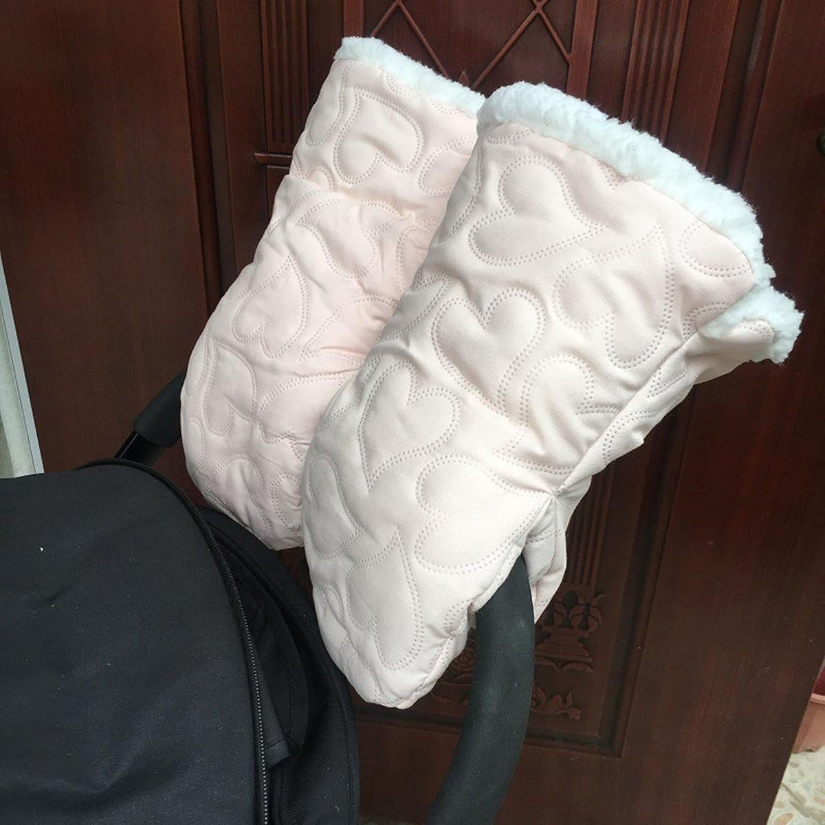 Pushchair Hand Warmer Muff Windproof Splashproof Mittens for Cold Weather Strollers Snowproof Pushchair Hand Insulators