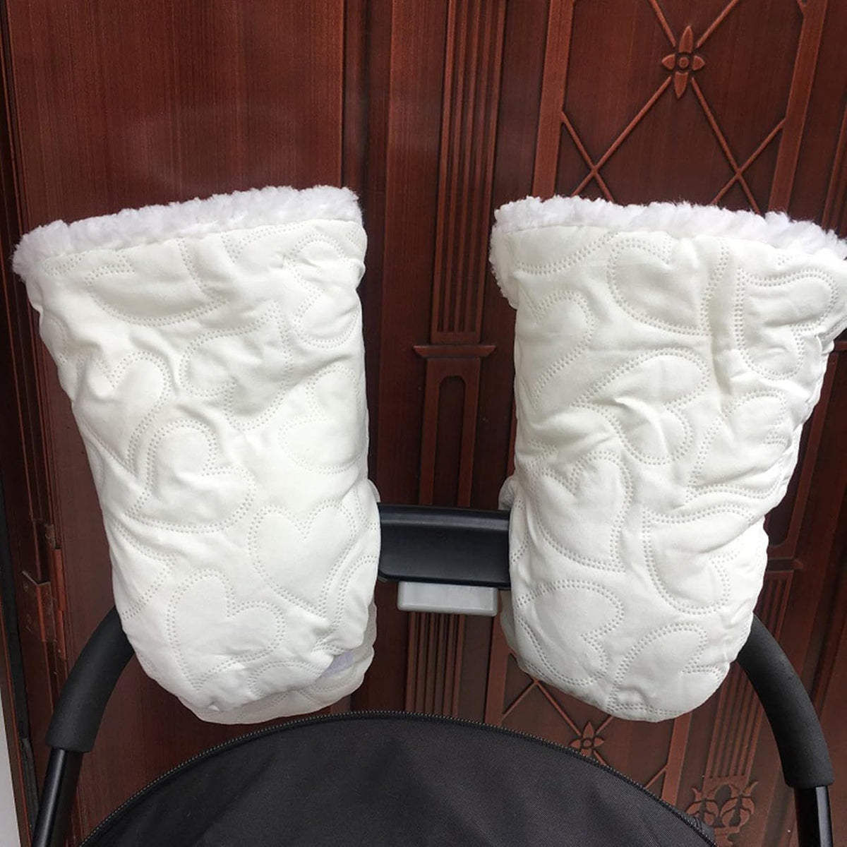 Pushchair Hand Warmer Muff Windproof Splashproof Mittens for Cold Weather Strollers Snowproof Pushchair Hand Insulators