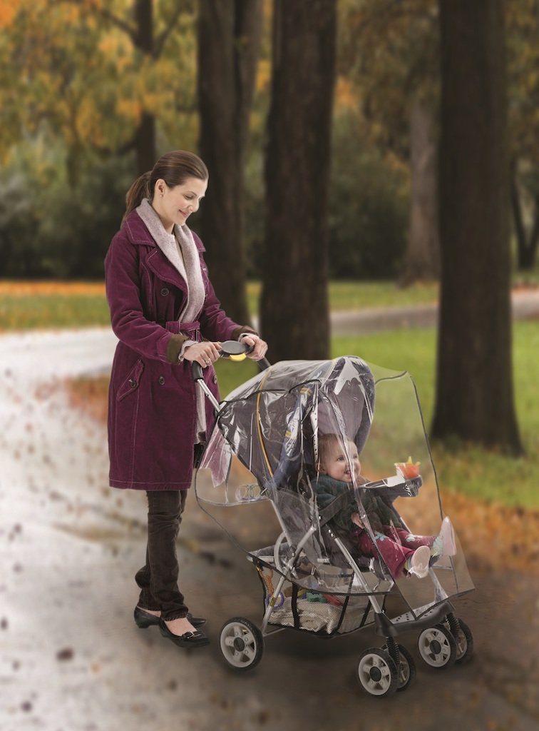 Standard Stroller Rain Cover, Stroller Rain Cover, Baby Rain Cover, Stroller Accessories, Stroller Weather Shield, Universal Size, Waterproof, Windproof, Ventilation, Clear Vinyl Plastic