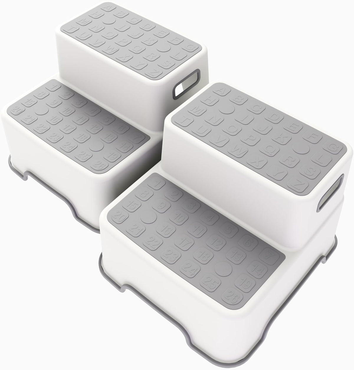 Toddler Step Stool for Bathroom Sink, 2 Pack Step Stool for Kids