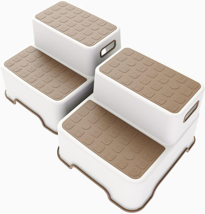 Toddler Step Stool for Bathroom Sink, 2 Pack Step Stool for Kids