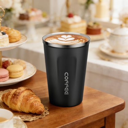 17oz Travel Coffee Mug, Insulated Coffee Cup with Leakproof Lid | 6-Hour Heat Retention, 360°Leak proof, Vacuum Stainless Steel Double Walled, BPA-free, Reusable And To Go Coffee Mug