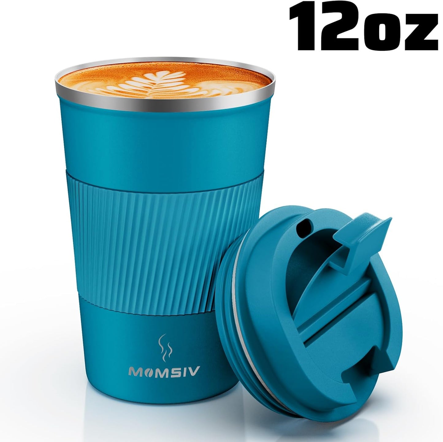 17oz Travel Coffee Mug, Insulated Coffee Cup with Leakproof Lid | 6-Hour Heat Retention, 360°Leak proof, Vacuum Stainless Steel Double Walled, BPA-free, Reusable And To Go Coffee Mug