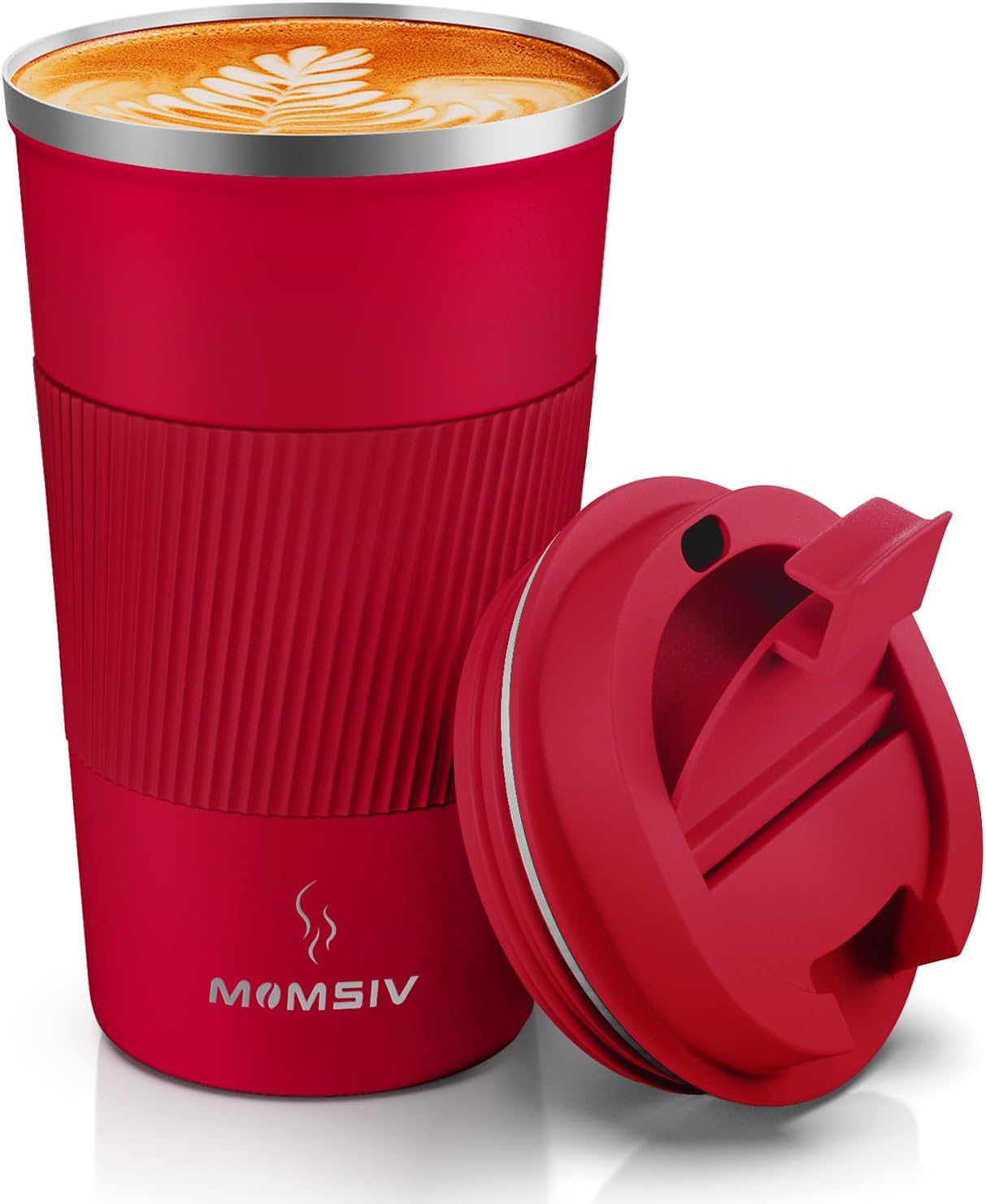 17oz Travel Coffee Mug, Insulated Coffee Cup with Leakproof Lid | 6-Hour Heat Retention, 360°Leak proof, Vacuum Stainless Steel Double Walled, BPA-free, Reusable And To Go Coffee Mug