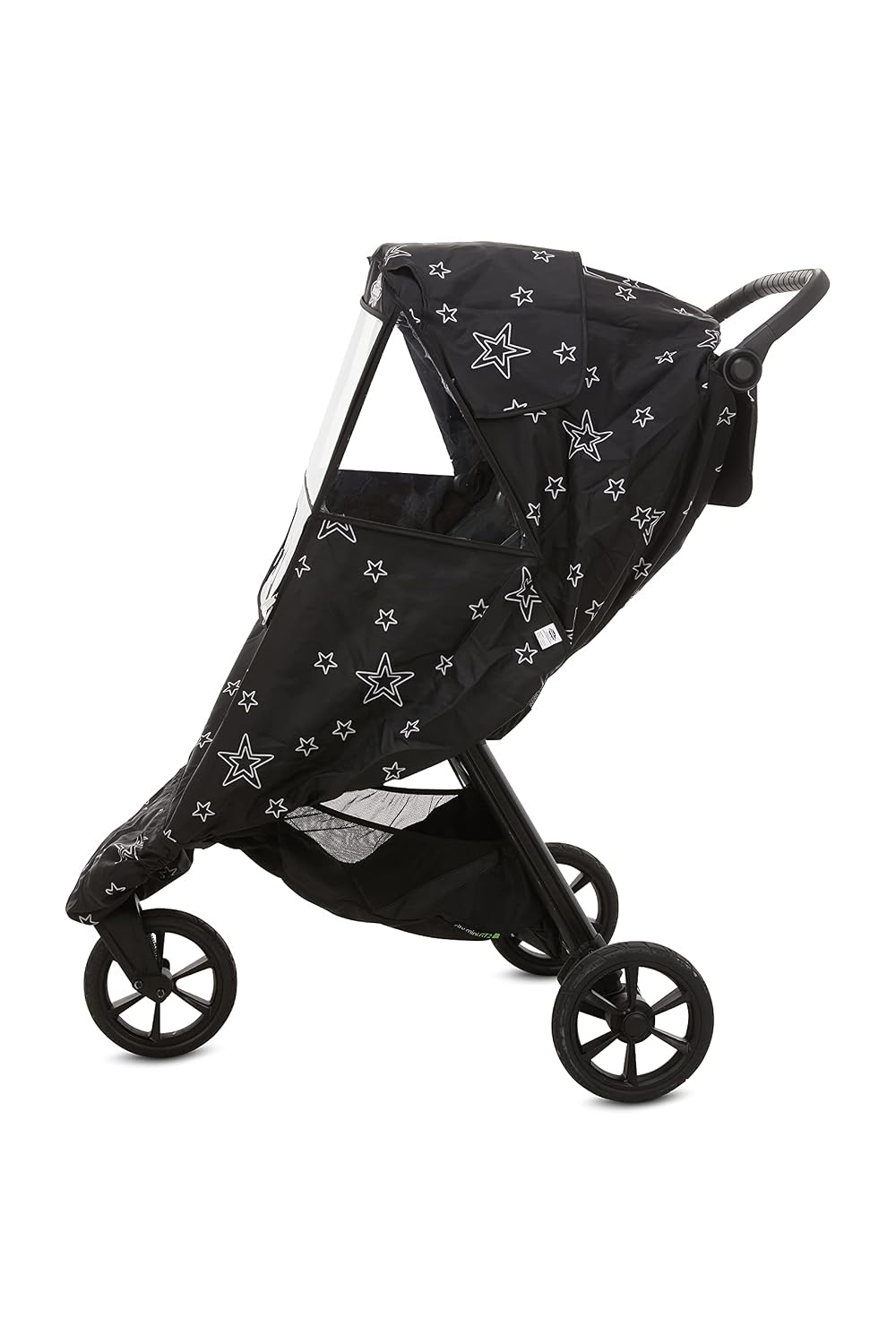 Stroller Rain Cover Universal, Baby Travel Weather Shield, Windproof Waterproof, Protect from Dust Snow (Black)