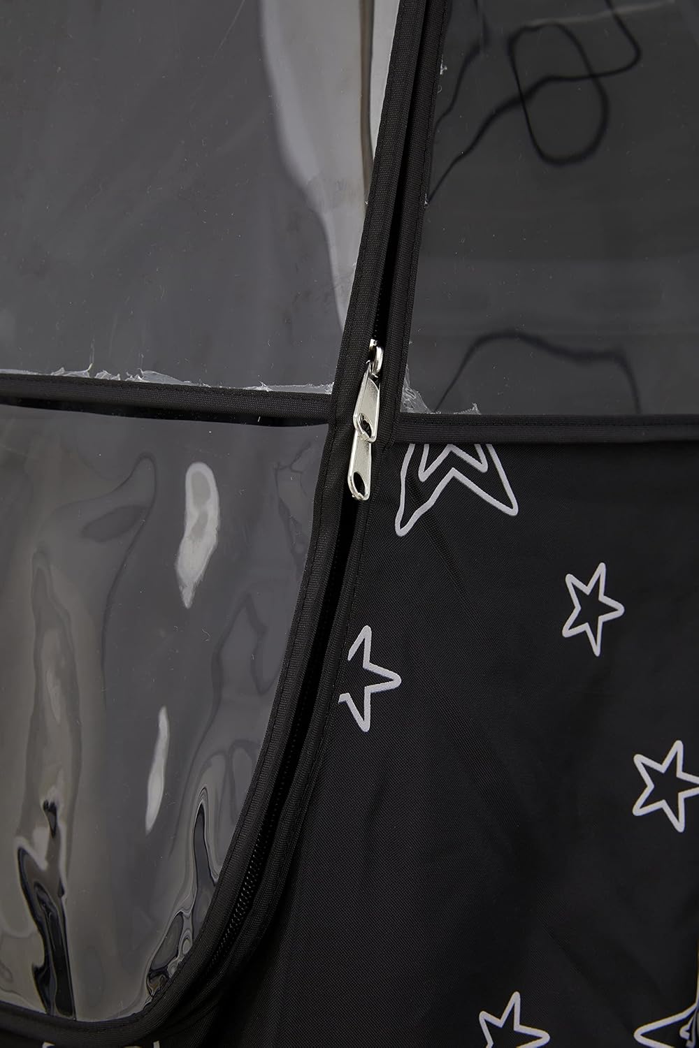 Stroller Rain Cover Universal, Baby Travel Weather Shield, Windproof Waterproof, Protect from Dust Snow (Black)