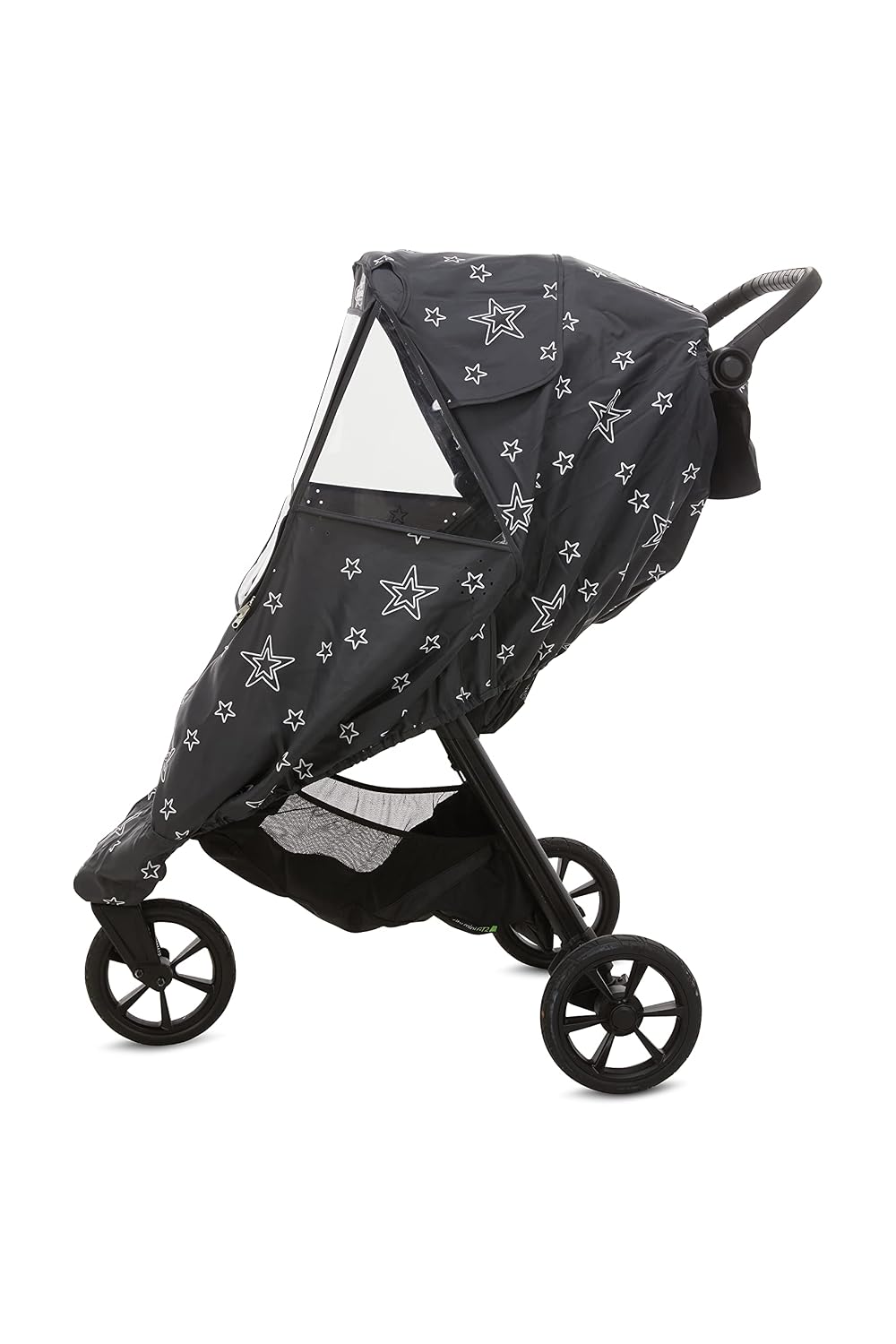 Stroller Rain Cover Universal, Baby Travel Weather Shield, Windproof Waterproof, Protect from Dust Snow (Black)