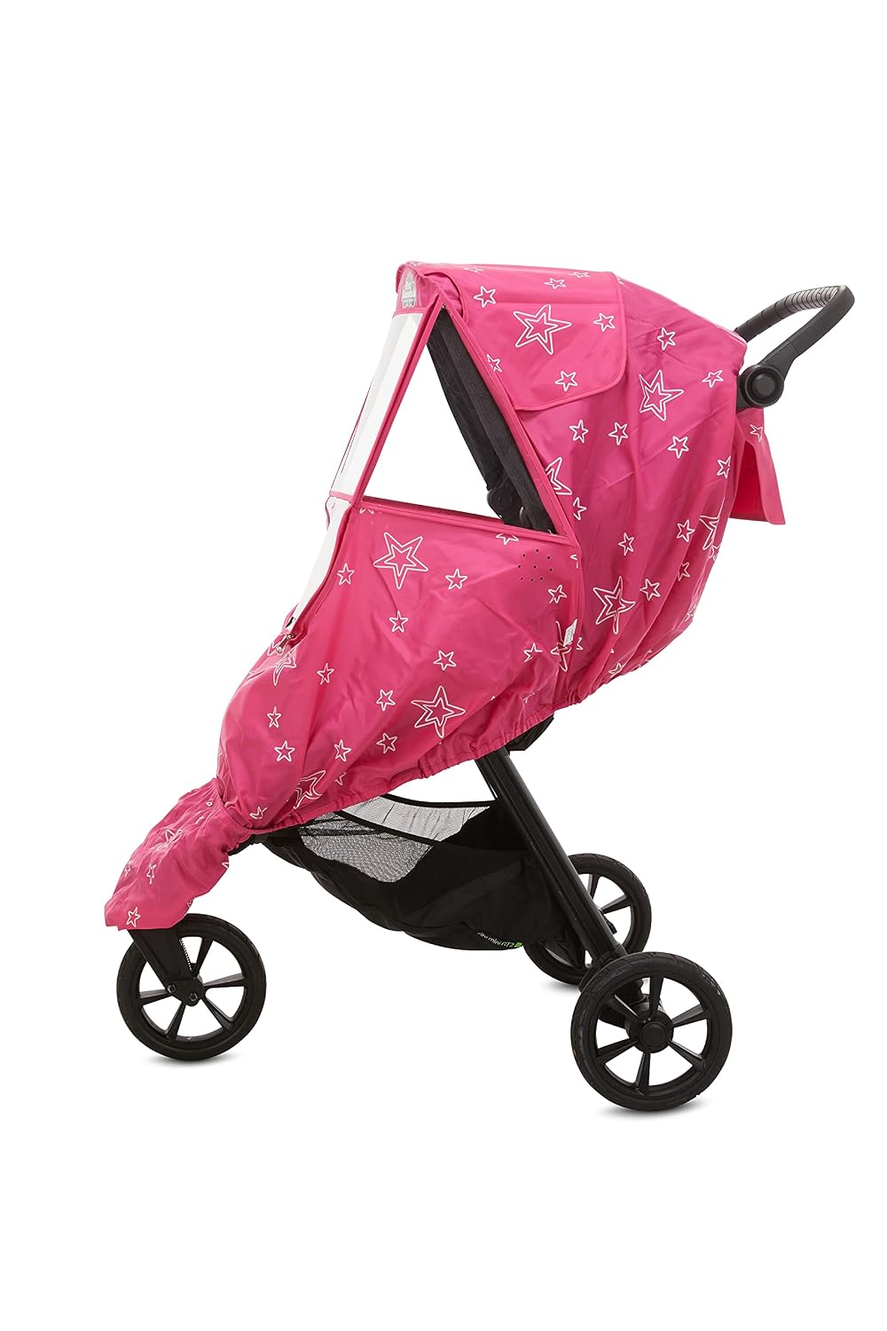Stroller Rain Cover Universal, Baby Travel Weather Shield, Windproof Waterproof, Protect from Dust Snow (Black)