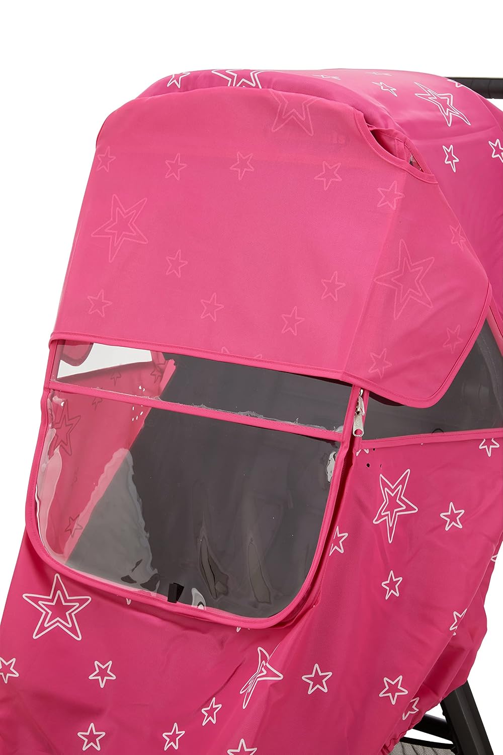 Stroller Rain Cover Universal, Baby Travel Weather Shield, Windproof Waterproof, Protect from Dust Snow (Black)