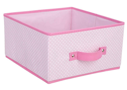 Nursery Storage 24 Piece Set - Easy Storage/Organization Solution - Keeps Bedroom, Nursery & Closet Clean, Pink