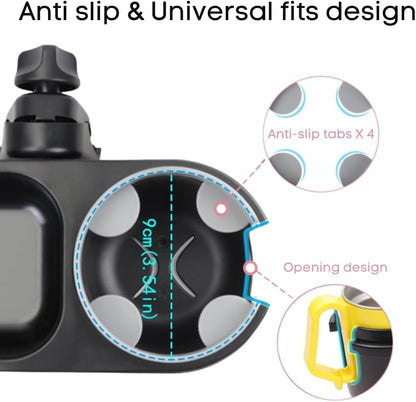 Universal Snack Tray with Cup Holder - Stroller Accessory