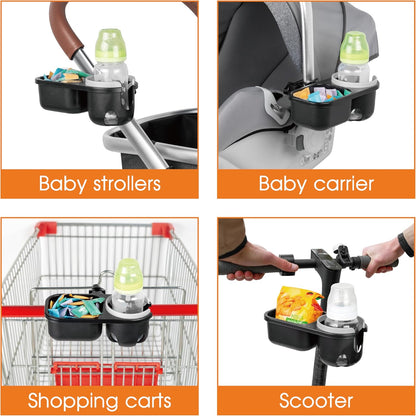 Universal Snack Tray with Cup Holder - Stroller Accessory