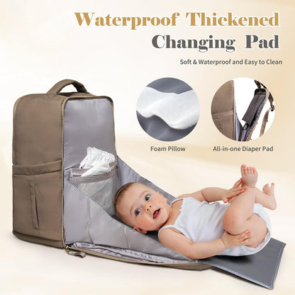 Diaper Bag with Changing Station Large Diaper Backpack Baby Bag