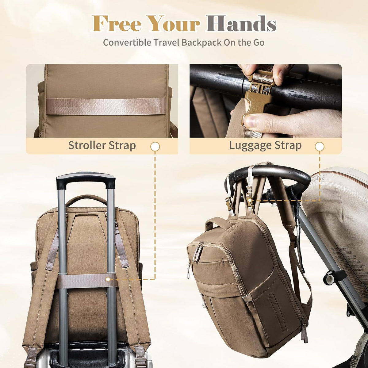 Diaper Bag with Changing Station Large Diaper Backpack Baby Bag