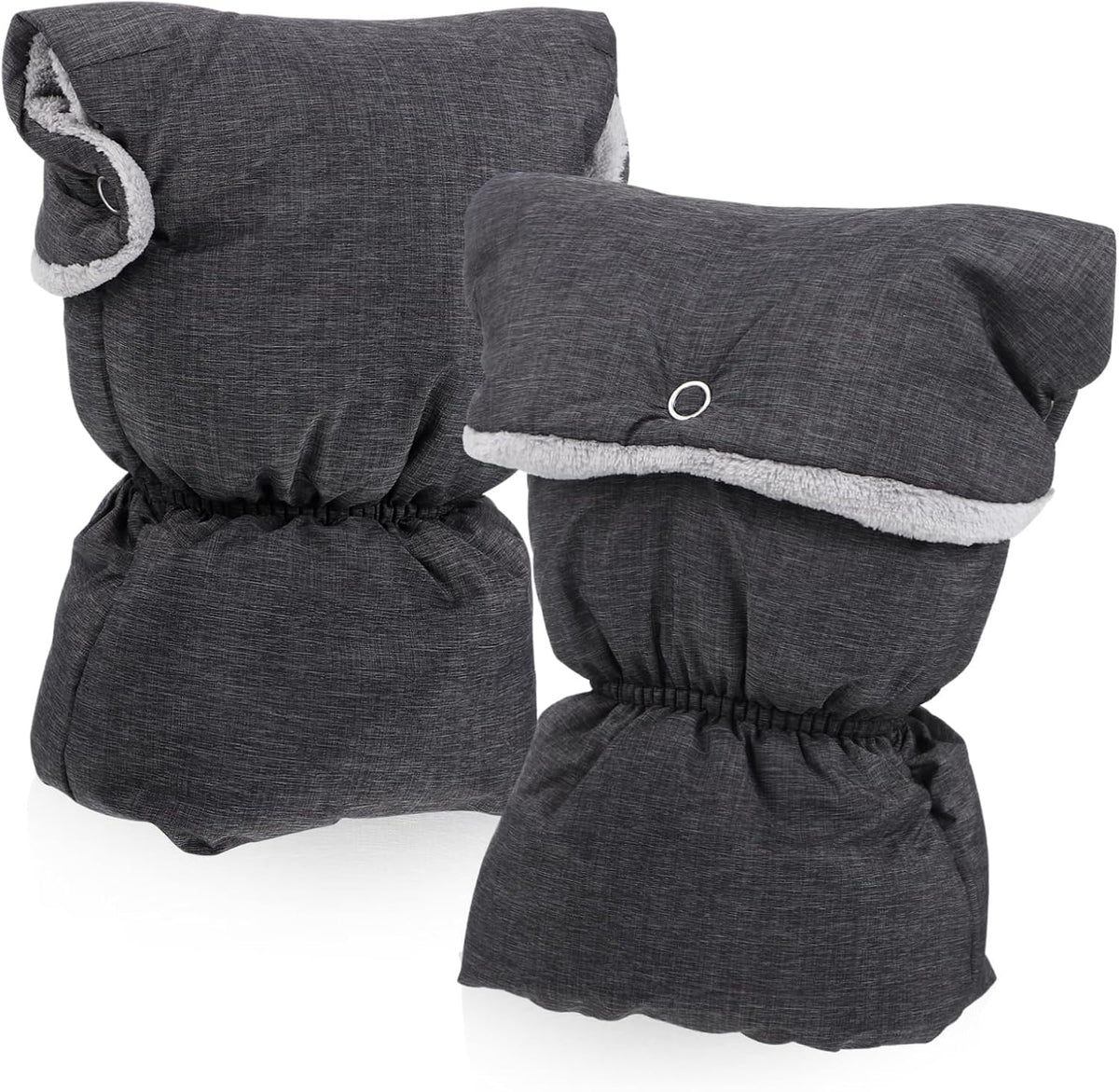 1pair Stroller Gloves Hand Muffs for Cold Weather Deep Mittens Elastic Band Three Layers of Stroller Accessories for Fall and